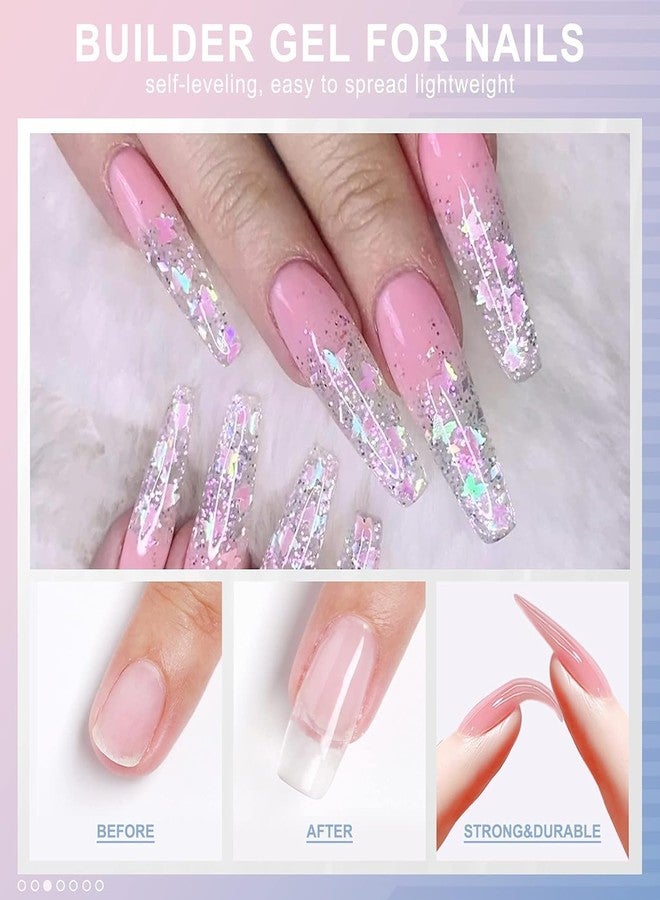 Morovan Builder gel Nail Enhancement Set -3-color UV gel - Image 5